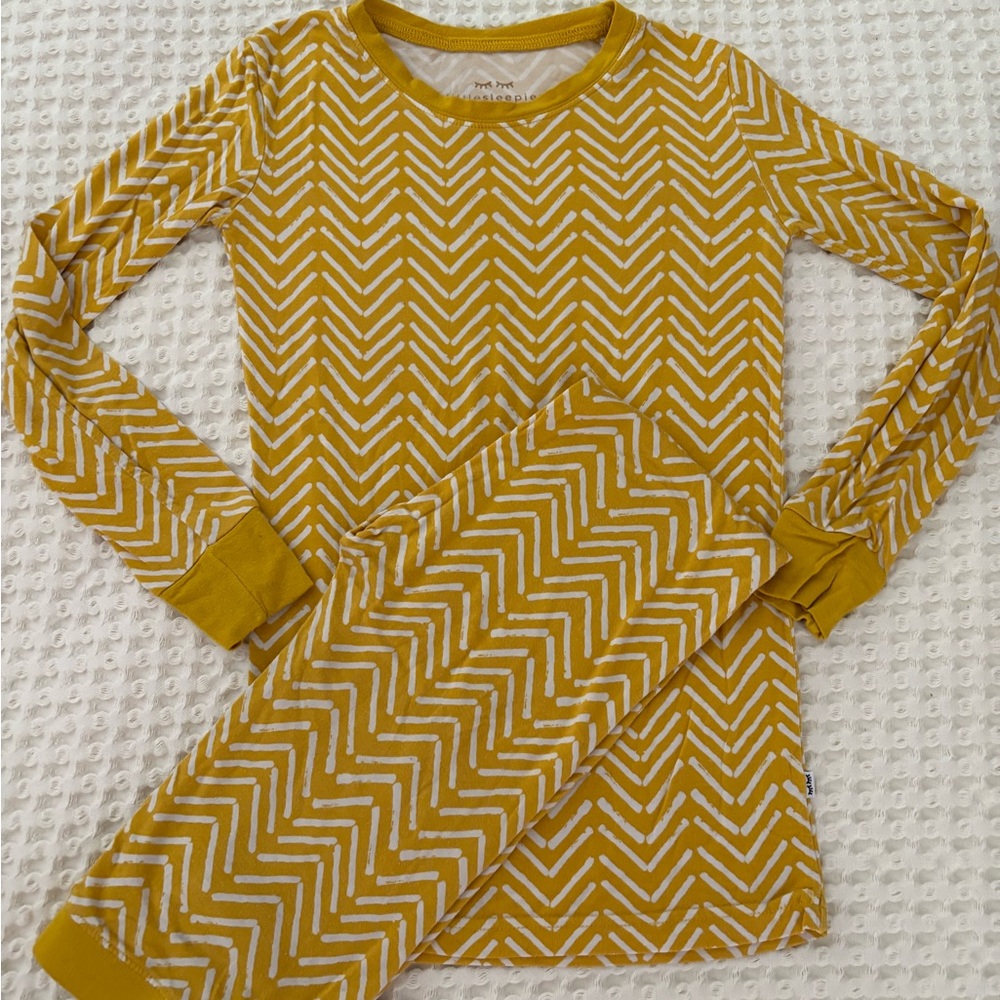 Little Sleepies Sunny Chevron Two-Piece Pajama Set - Size 7/8